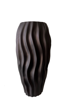 Vase schwarz